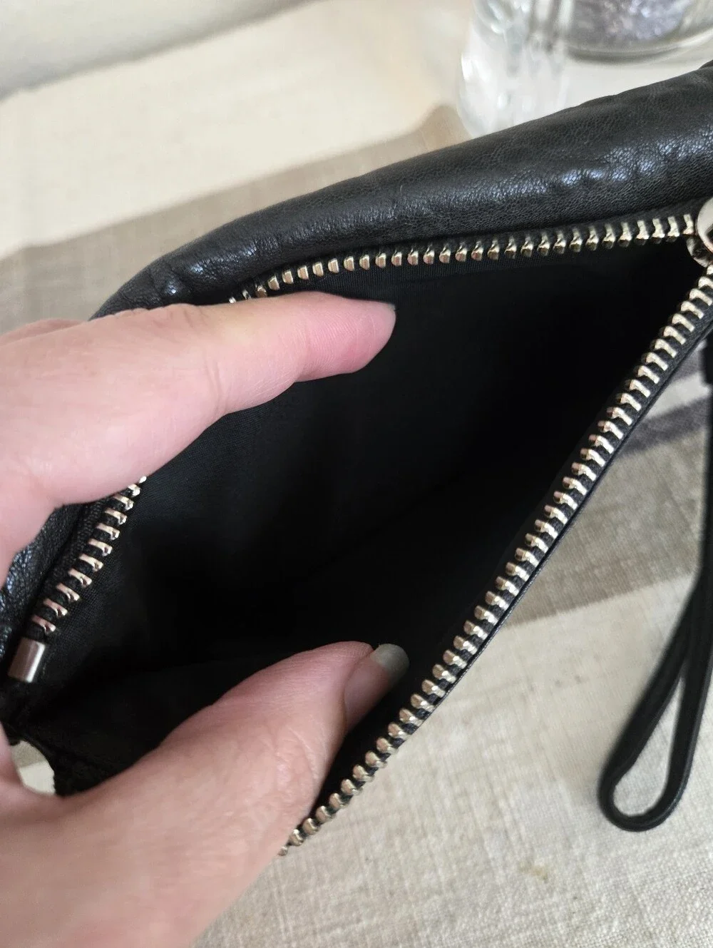 Tory Burch Amanda Flat Foldover Wristlet